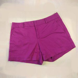 BANANA REPUBLIC womens size 6, Hampton Sateen, Berry shorts, 5" in, stretch EUC